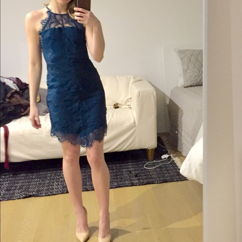Free People She's Got It Dress Teal Size 0